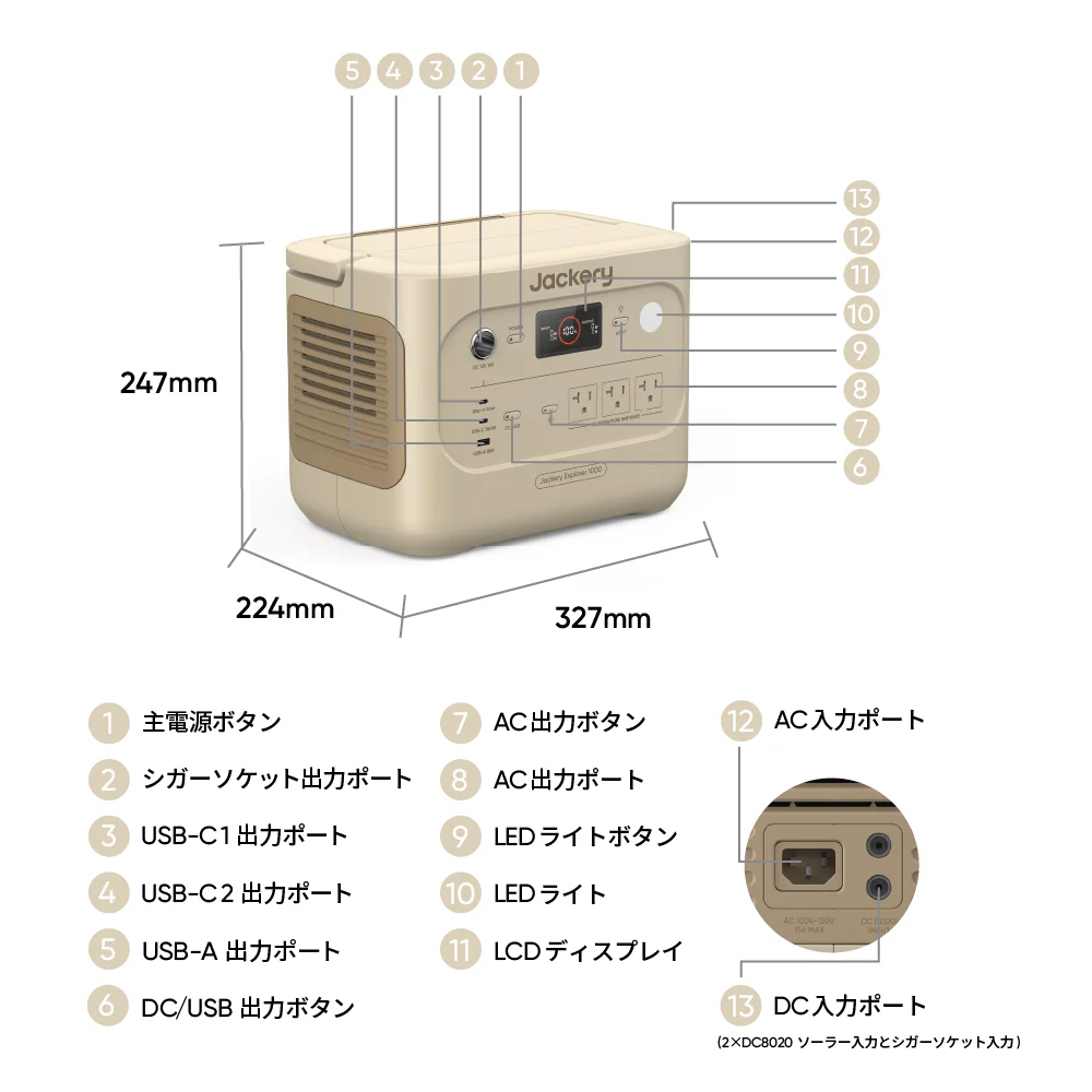Jackery Solar Generator 1000 New 100W ポータブル電源 ソーラーパネル - Image 15
