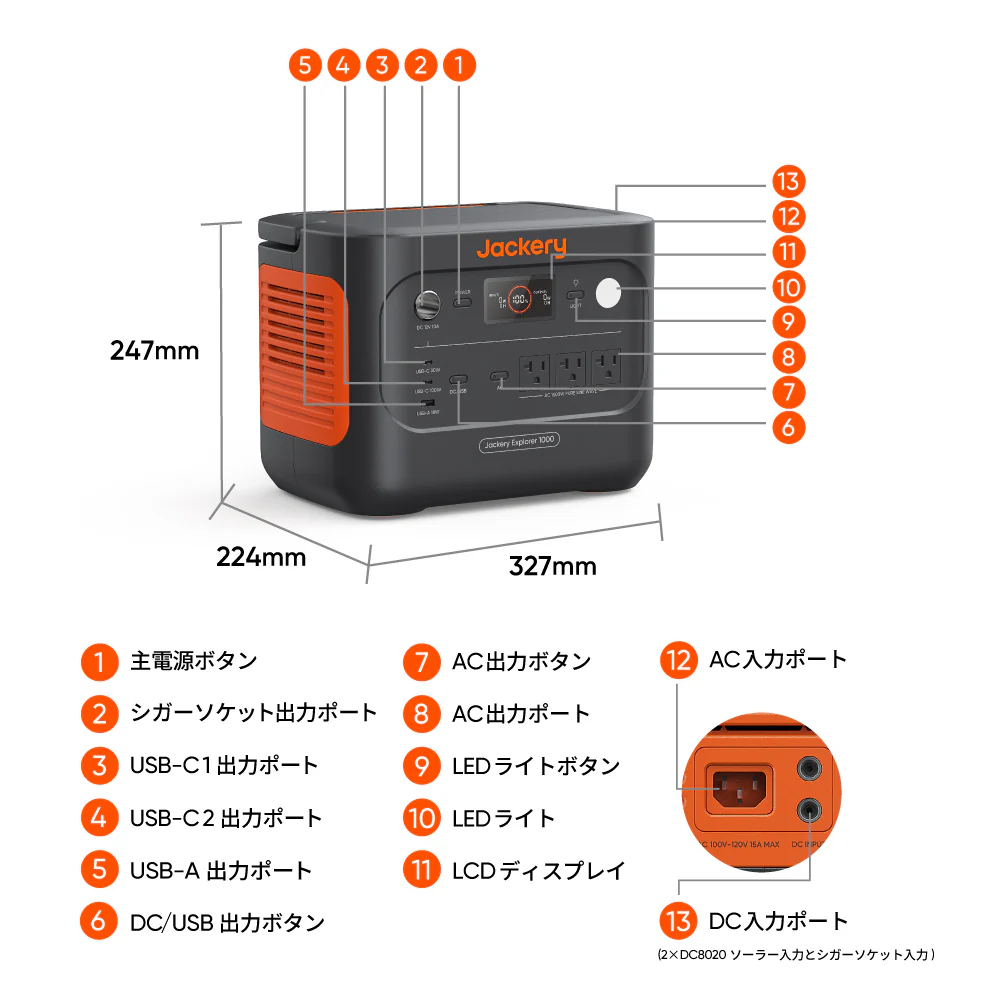 Jackery Solar Generator 1000 New 100W ポータブル電源 ソーラーパネル - Image 16