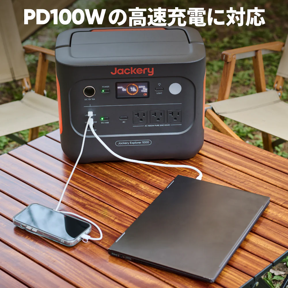 Jackery Solar Generator 1000 New 100W ポータブル電源 ソーラーパネル - Image 9