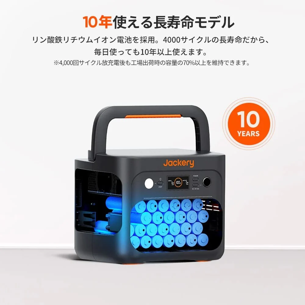Jackery Solar Generator 1000 Plus 100 Mini ポータブル電源 ソーラーパネル セット - Image 8