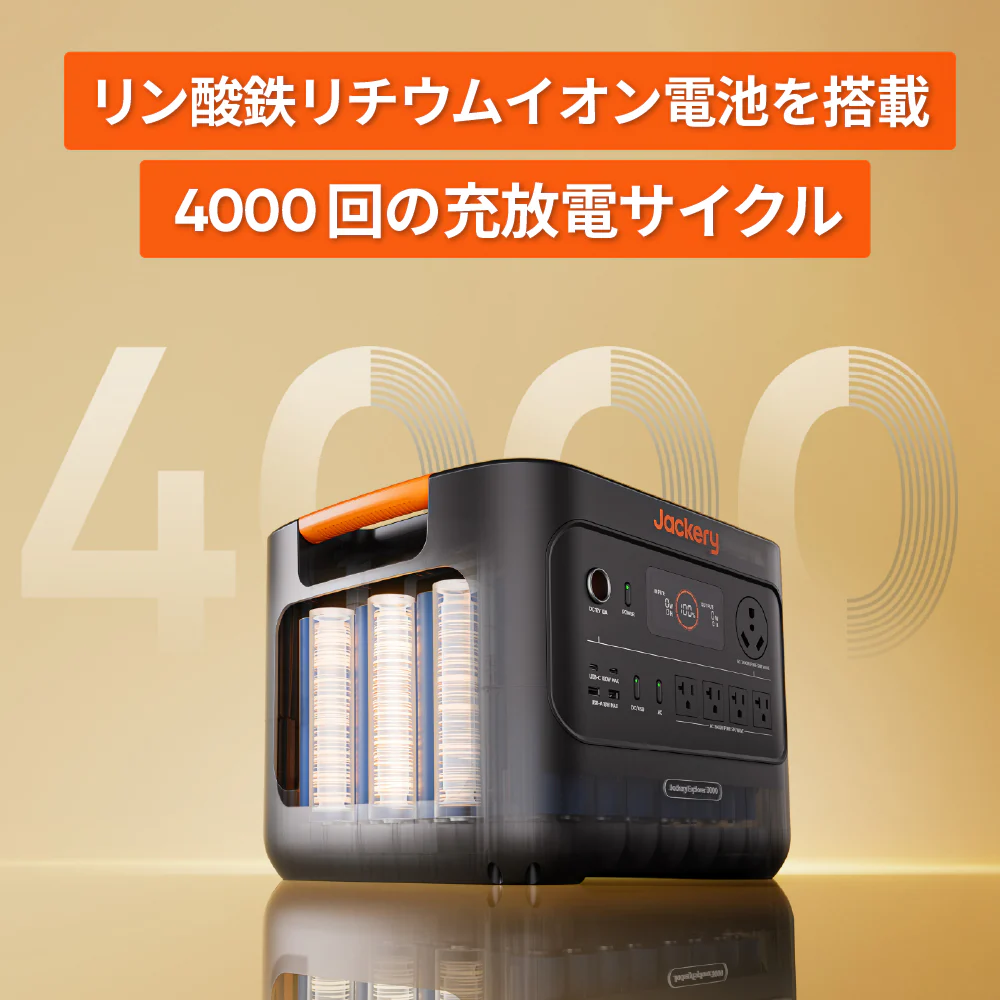【予約販売・6月下旬順次発送】Jackery ポータブル電源 3000 New セット - Image 9