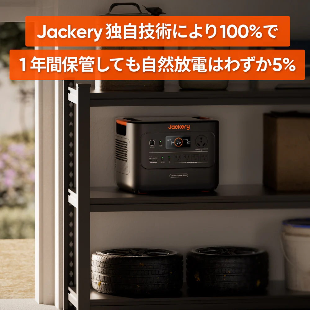 【予約販売・6月下旬順次発送】Jackery ポータブル電源 3000 New セット - Image 7