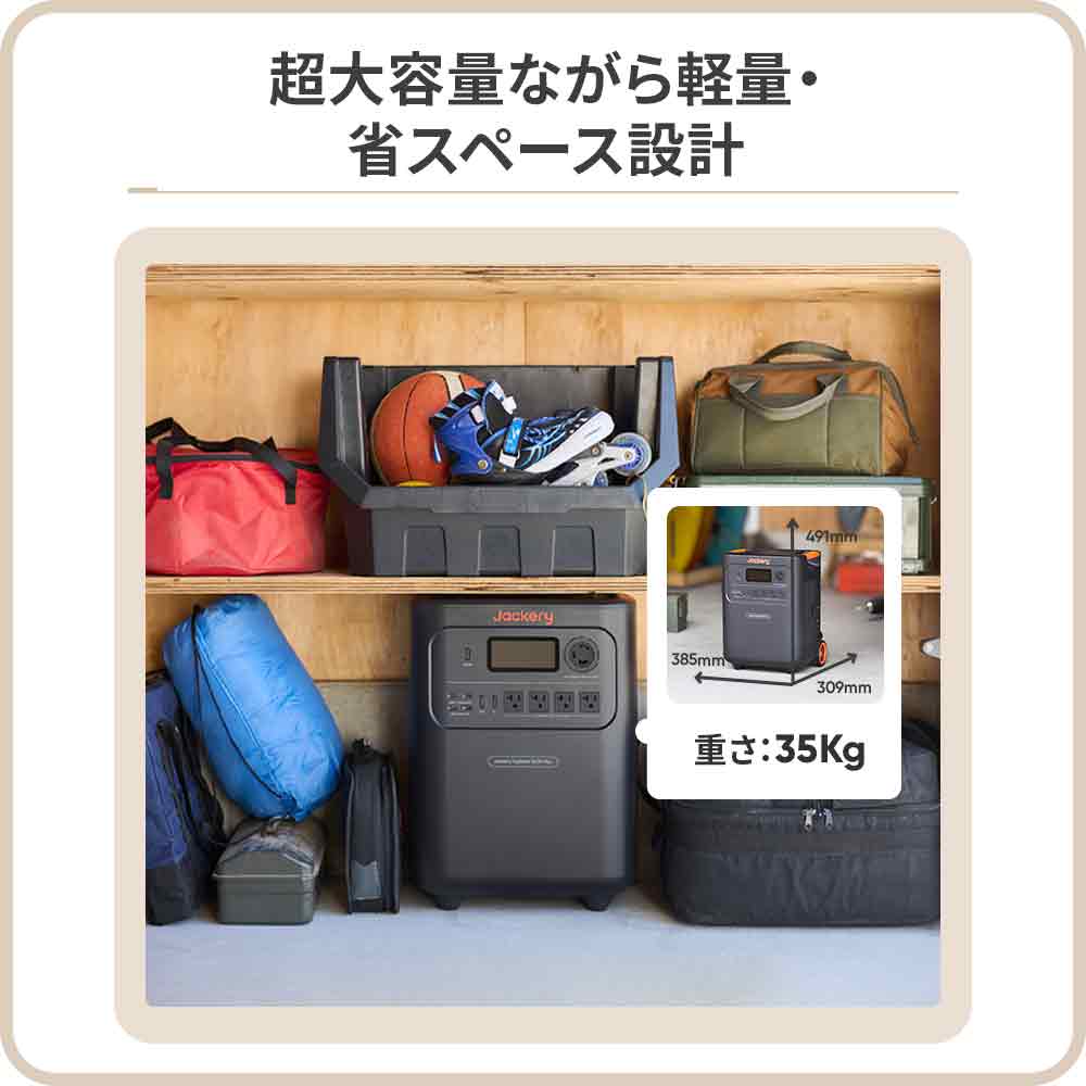 【販路限定】Jackery ポータブル電源 3600 Plus - Image 6