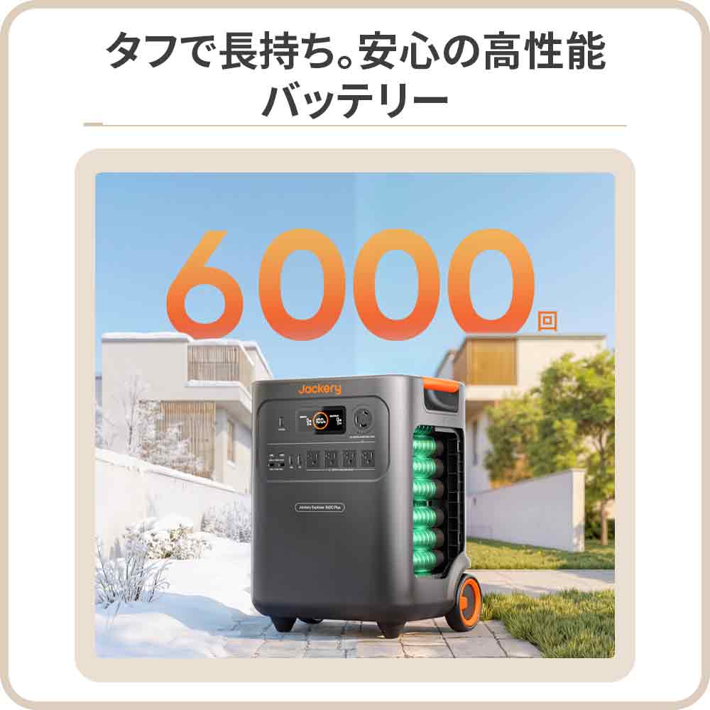 【販路限定】Jackery ポータブル電源 3600 Plus - Image 8