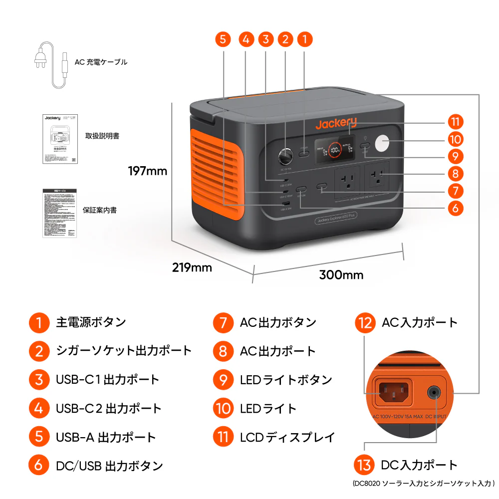 Jackery Solar Generator 600 Plus 100 Mini ポータブル電源 ソーラーパネル セット - Image 5