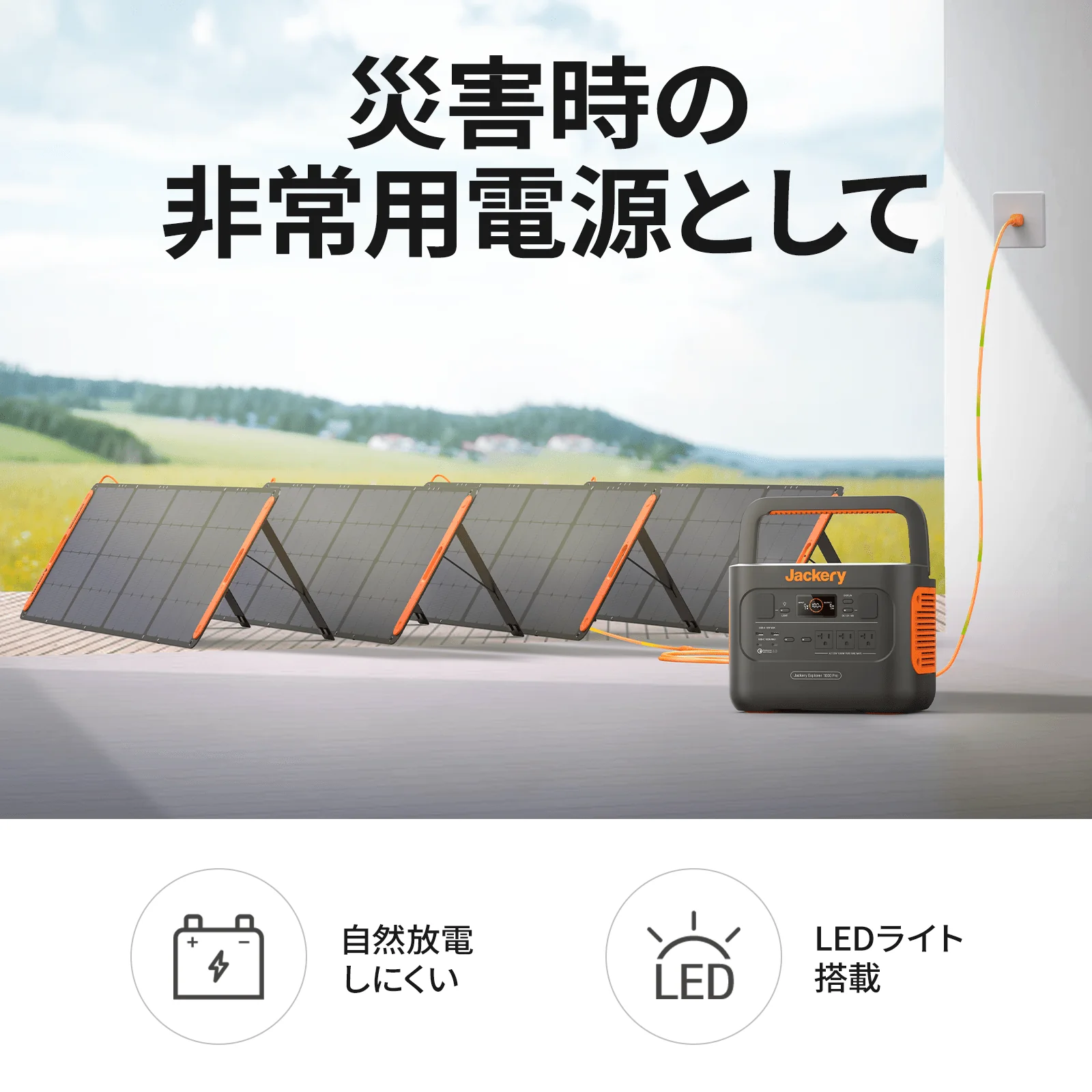 Jackery Solar Generator 1000 Pro 200W ポータブル電源 ソーラーパネル セット - Image 13