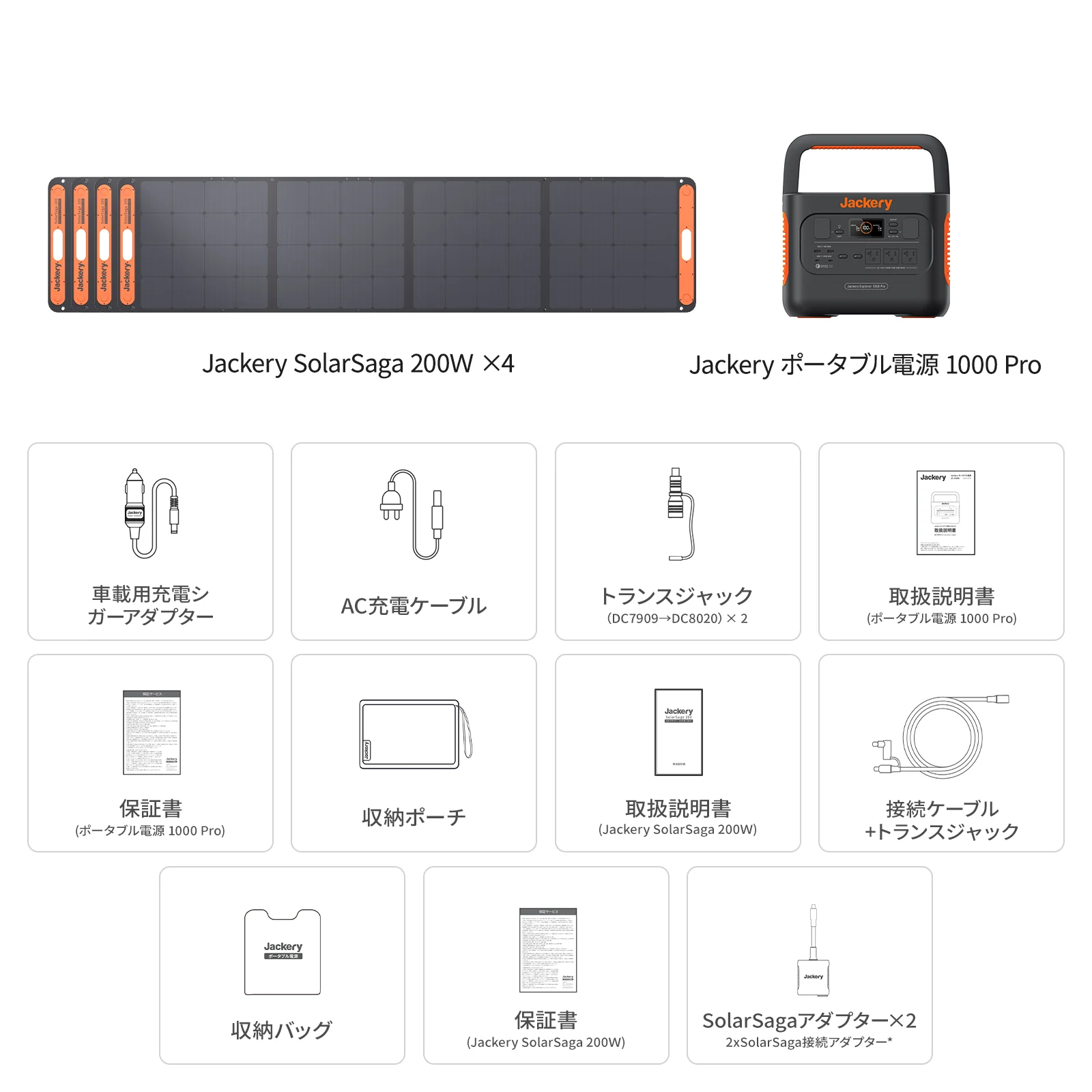 Jackery Solar Generator 1000 Pro 200W ポータブル電源 ソーラーパネル セット - Image 16