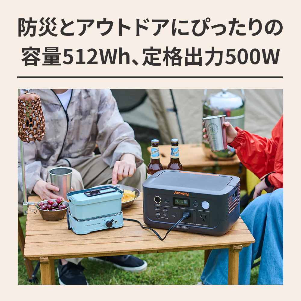 Jackery Solar Generator 500 New 40Air ポータブル電源 ソーラーパネル - Image 2