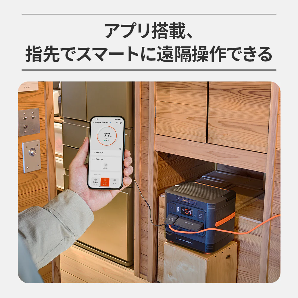 Jackery Solar Generator 1500 Ultra 200W ポータブル電源 ソーラーパネル - Image 11