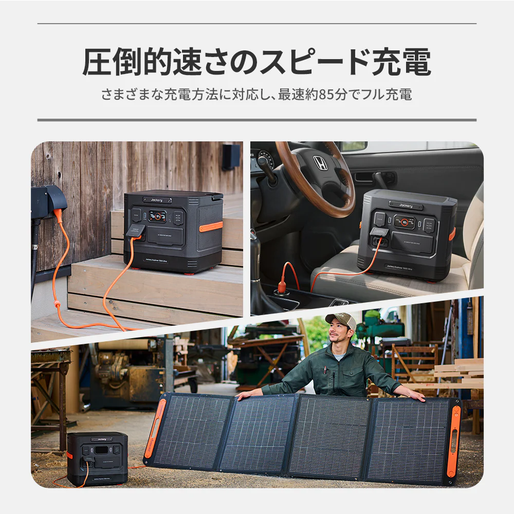 Jackery Solar Generator 1500 Ultra 200W ポータブル電源 ソーラーパネル - Image 7