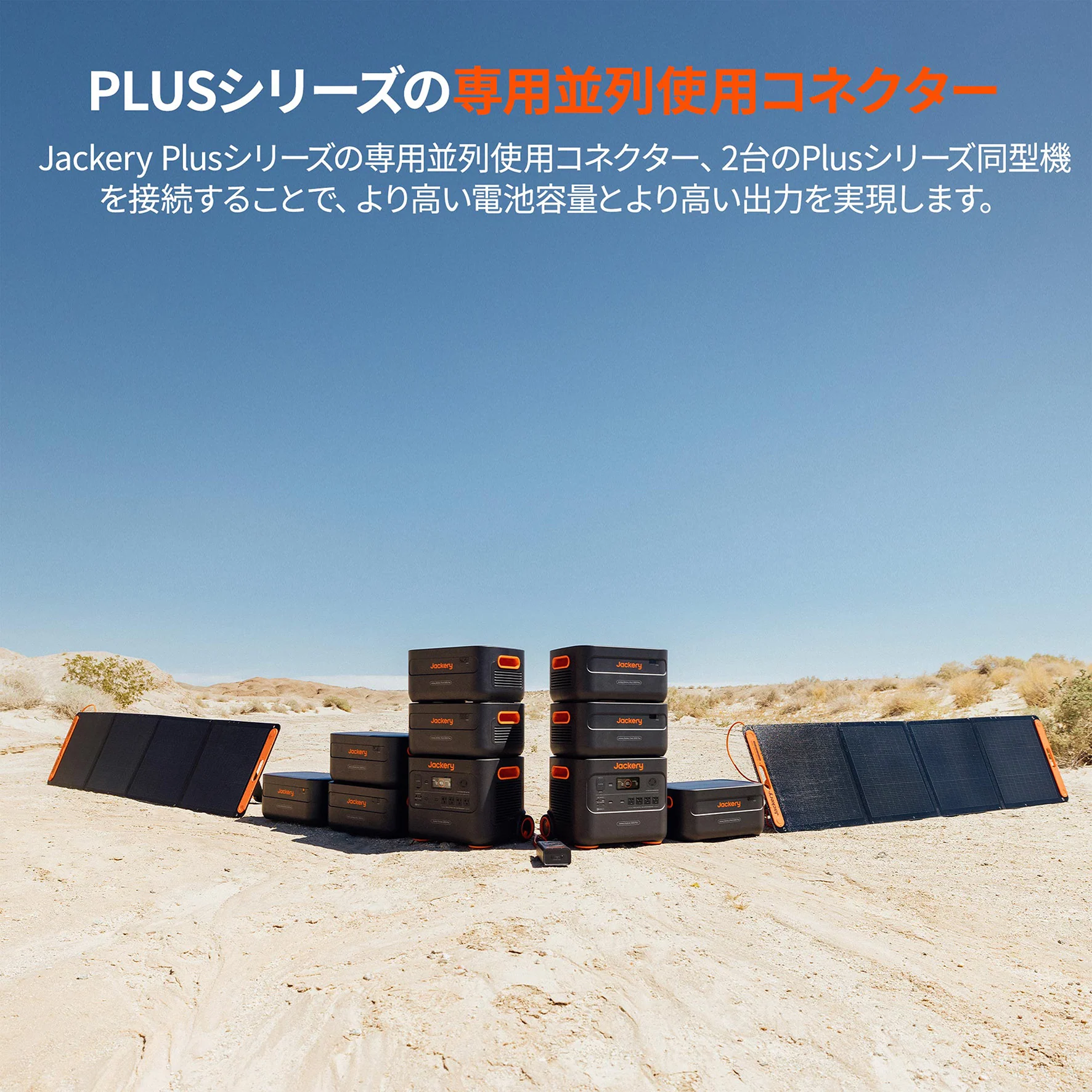Jackery Solar Generator 2000 Plus ポータブル電源 セット - Image 4