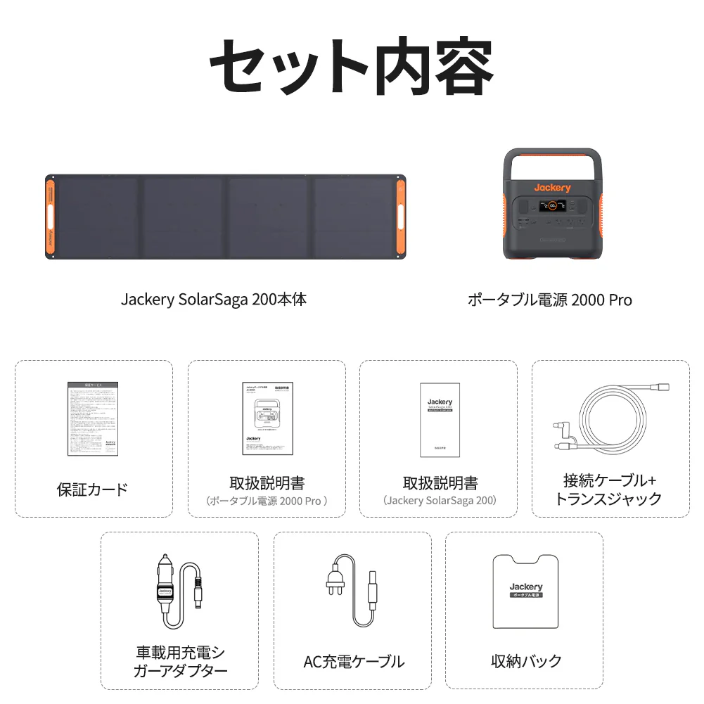 Jackery Solar Generator 2000 Pro ポータブル電源 ソーラーパネル セット - Image 13