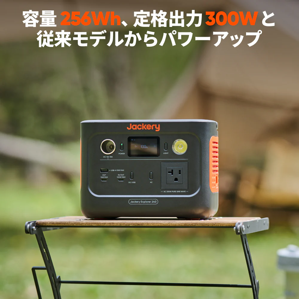 Jackery Solar Generator 240 New 100W ポータブル電源 ソーラーパネル - Image 4