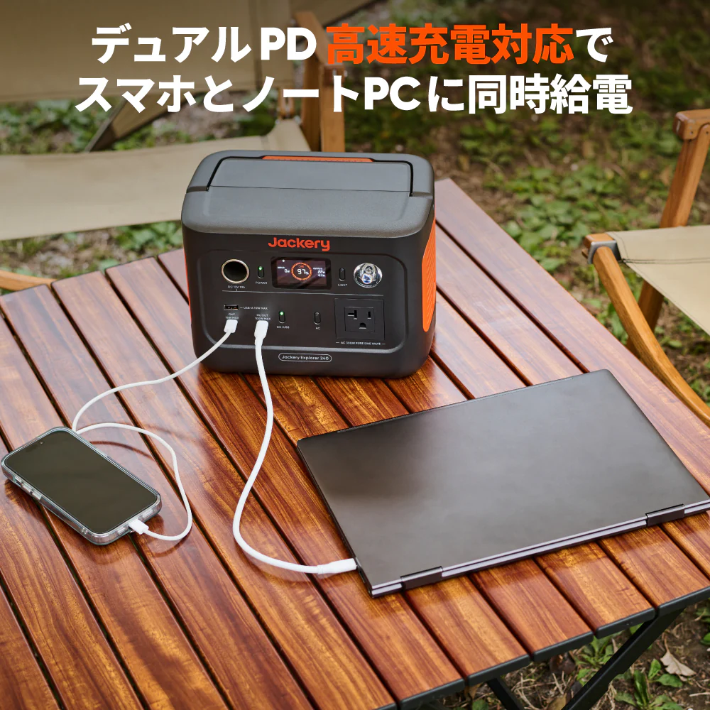 Jackery Solar Generator 240 New 40 Mini ポータブル電源 ソーラーパネル - Image 9