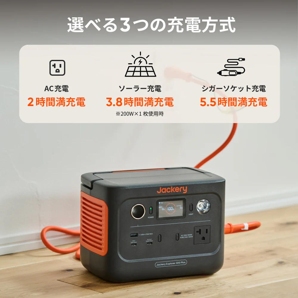 Jackery Solar Generator 300 Plus 40W Mini ポータブル電源 ソーラーパネル - Image 8
