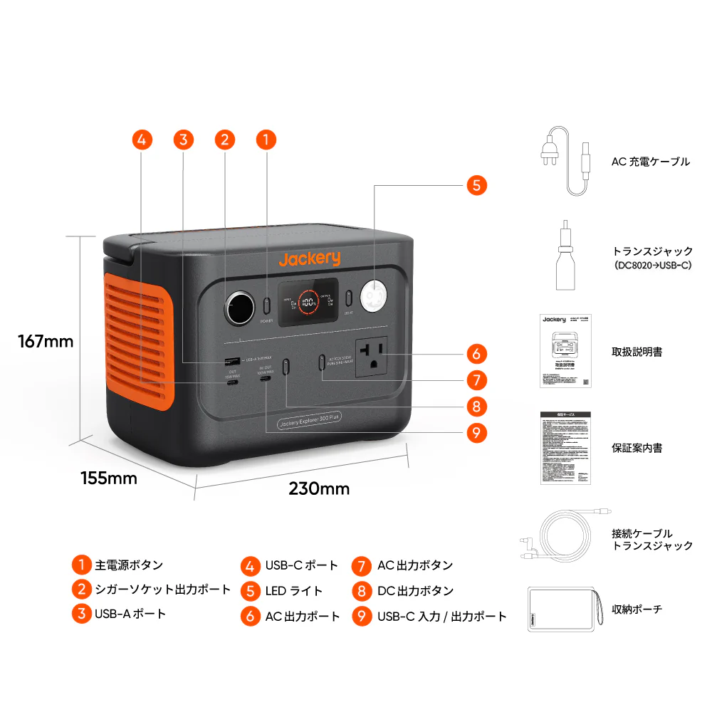 Jackery Solar Generator 300 Plus 40W Mini ポータブル電源 ソーラーパネル - Image 9