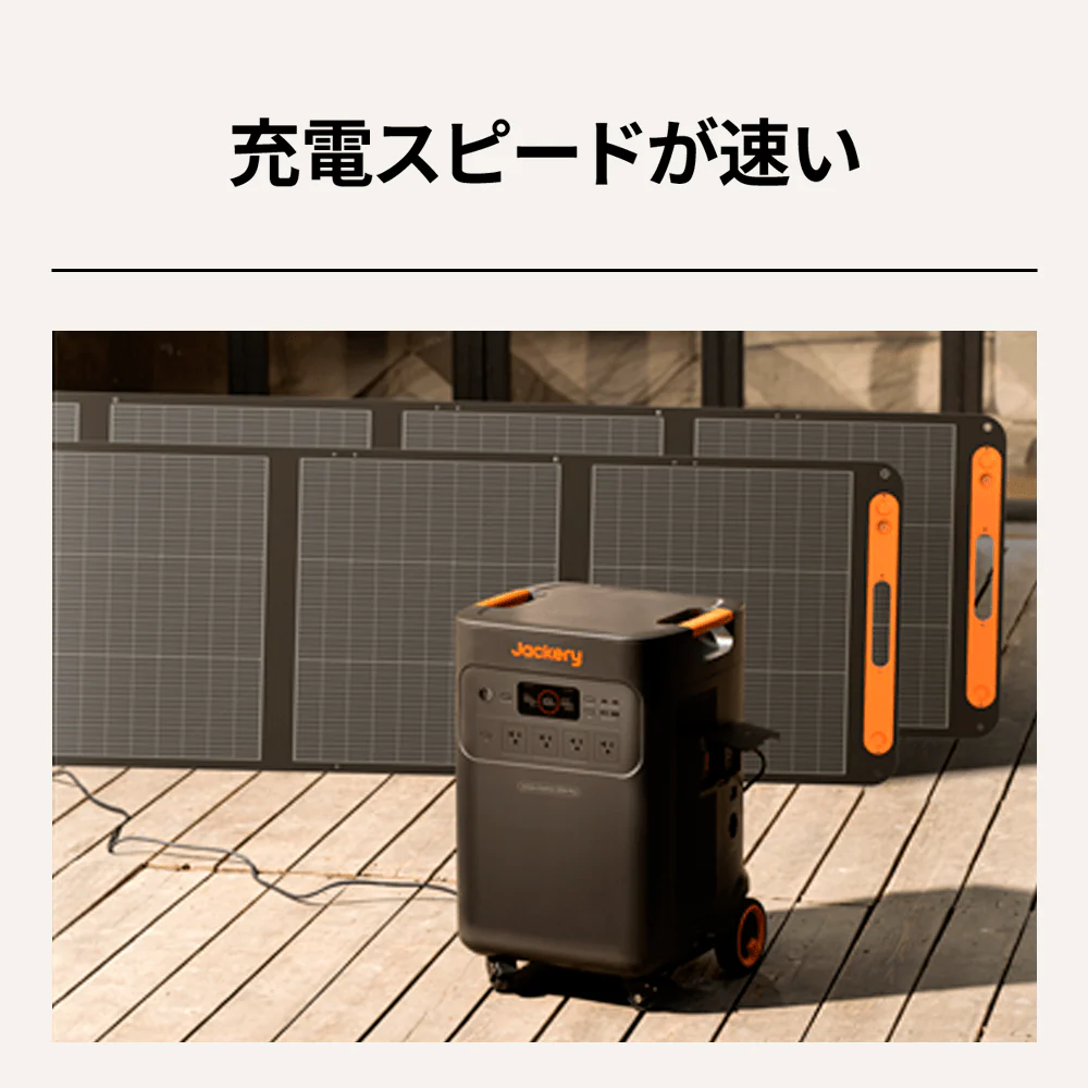 【予約販売・6月上旬順次発送】Jackery Solar Generator 5000 Plus ポータブル電源 セット - Image 3